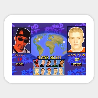 BoyBand Fighter Sticker